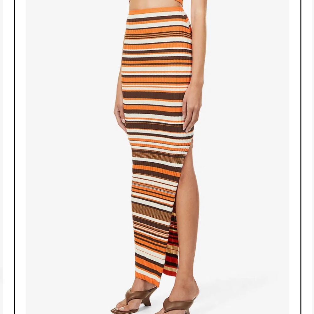 AYA MUSE
Alapataco Striped Woven Maxi Skirt Size XS